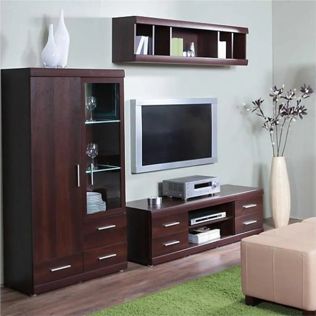 Buffet de chambre Commode Imperial : mobilier de rangement chic et gris - 3