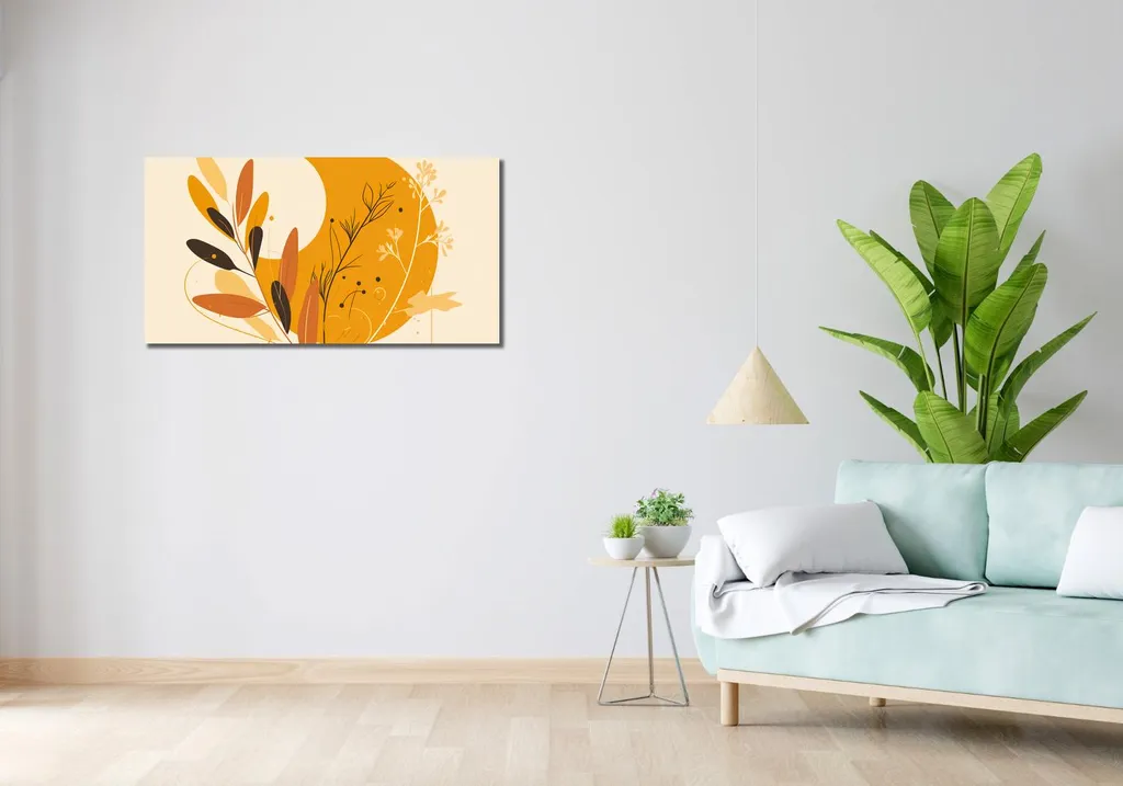 Image 100 x 50 cm Incarnation Chaleureuse - Tableau Déco Murale Salon - 2