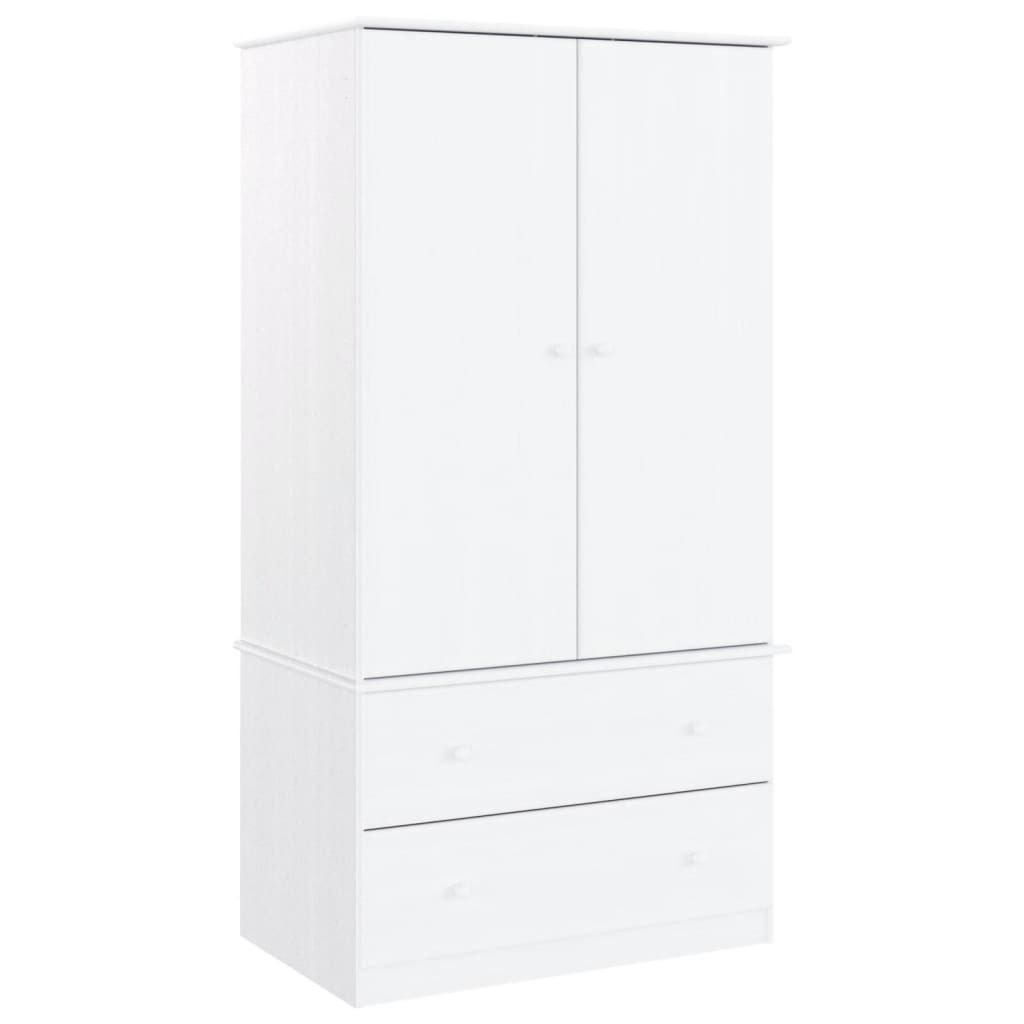 VidaXL 353930, Biały, Szafa, 2 drzw., Biały, Drewno, Drewno Zdjęcie produktu 