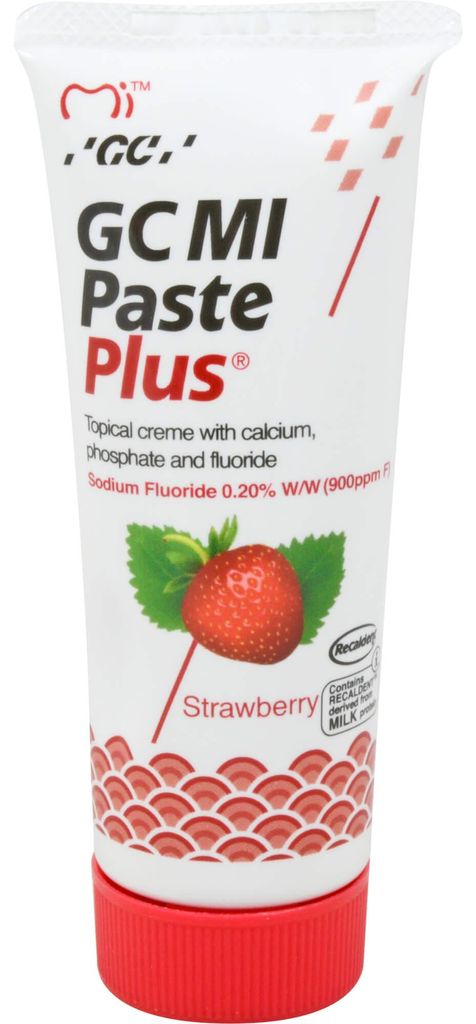 GC MI Paste Plus Erdbeere Zahncreme, 40 g Zahncreme Produktbild 