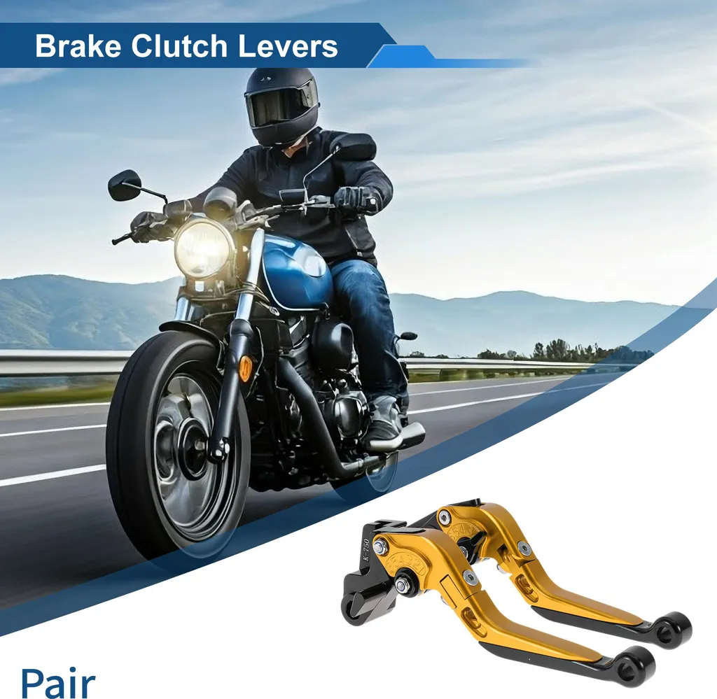 Leviers de frein moto réglables contre la fatigue sur Ninja