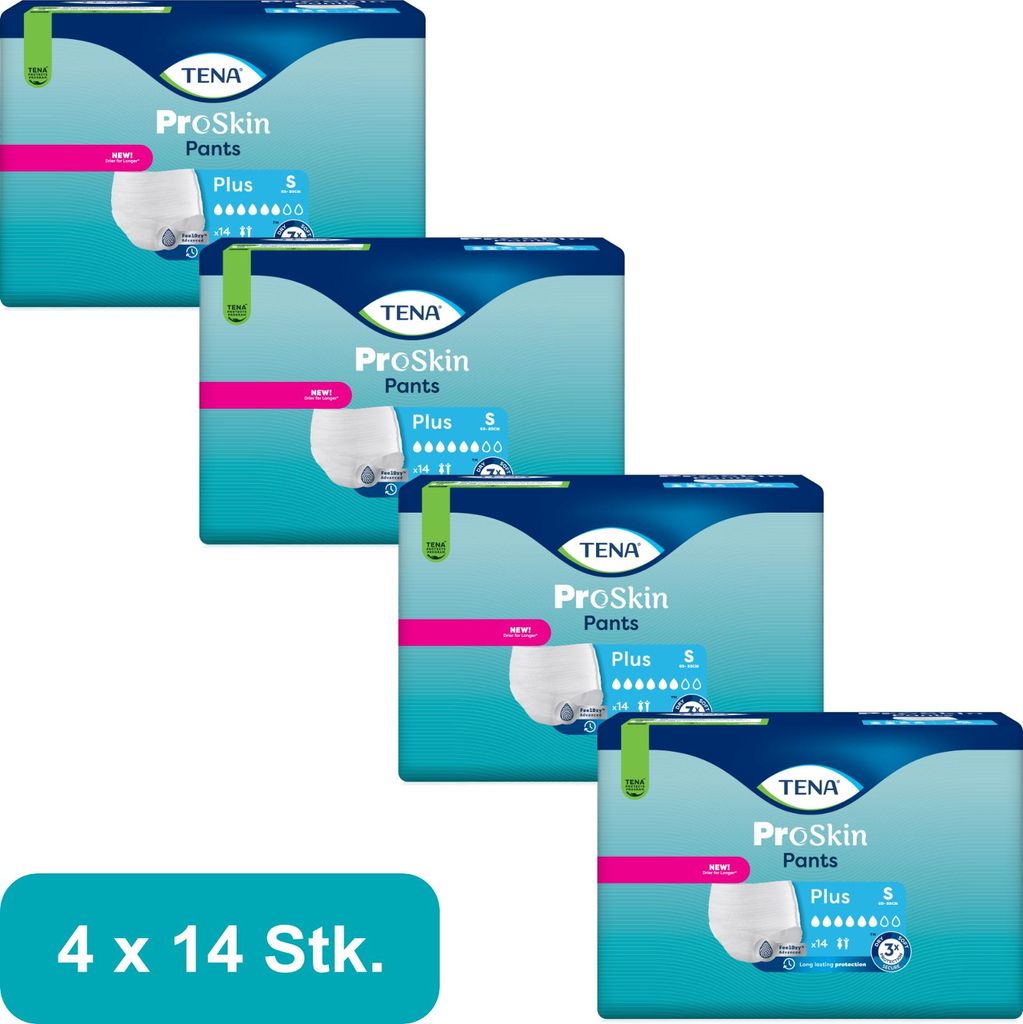 TENA - Pants Plus S - 4x14Stk. Produktbild 