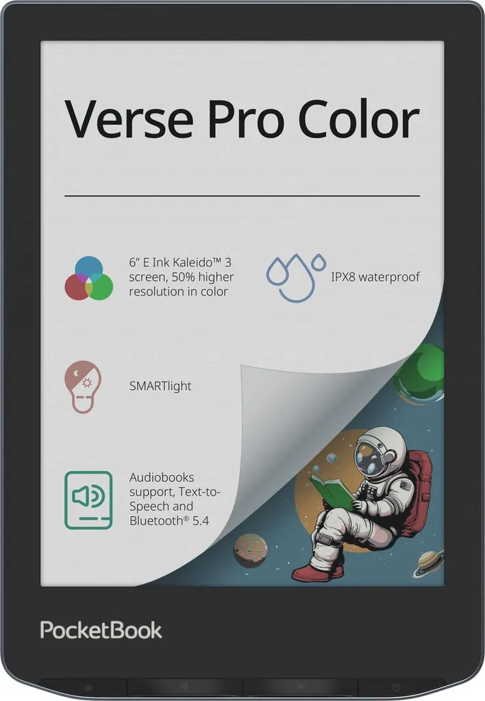 PocketBook Verse Pro Color : Fini la Fatigue Visuelle avec cet Étui Noir