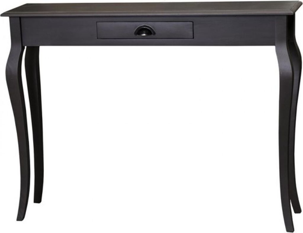 Casa Padrino Barock Konsole mit 1 Schublade 120 cm - Konsolentisch Landhaus Stil Sideboard Schrank Wandkonsole