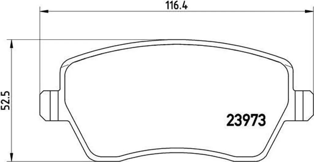 Plaquettes Brembo P 68 033 Haute Performance OE 410601817R Renault