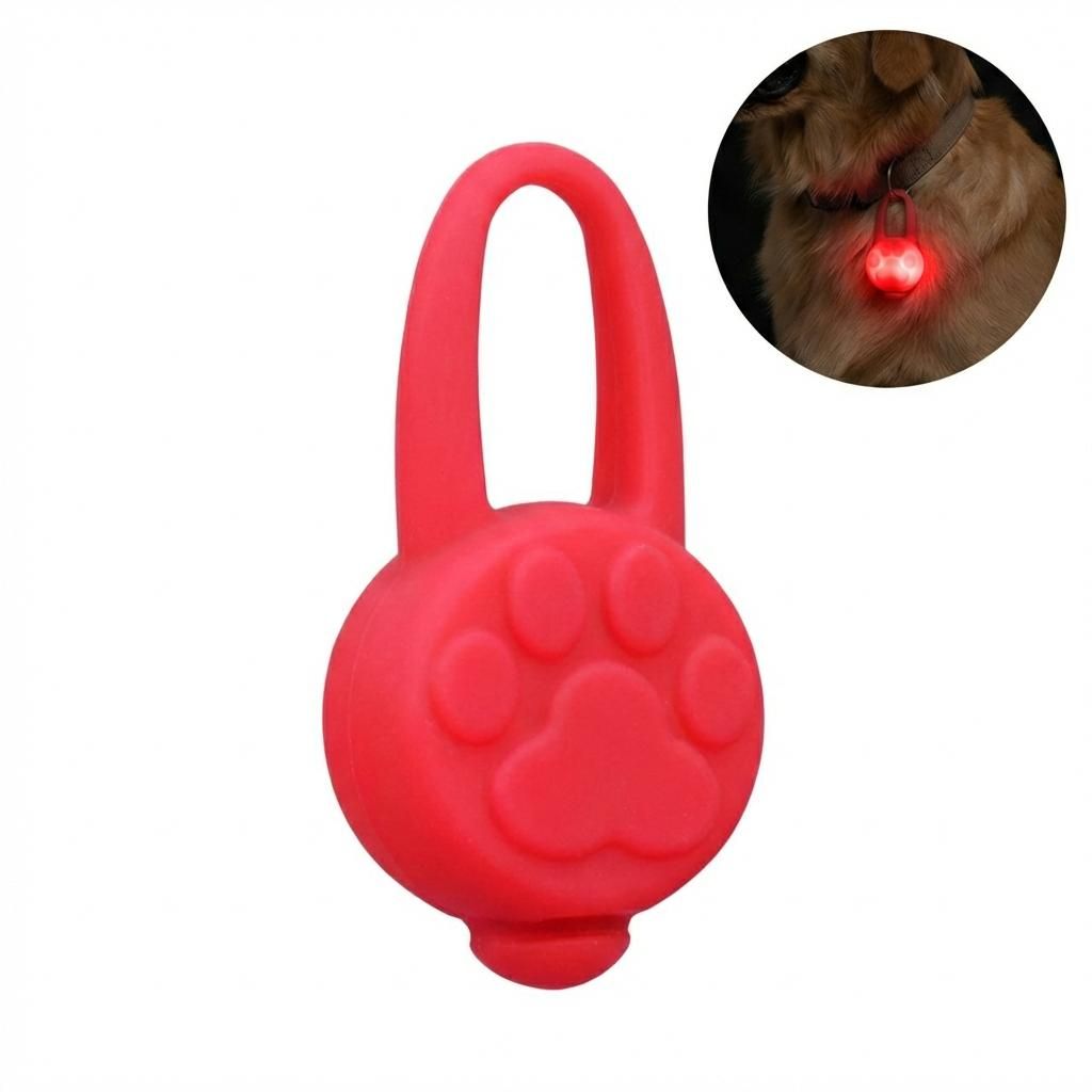 Luce di sicurezza a LED per cani e gatti, ciondolo in Immagine del prodotto 