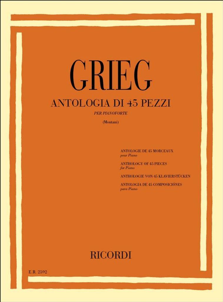 Antologia di 45 pezzi per pianoforte
