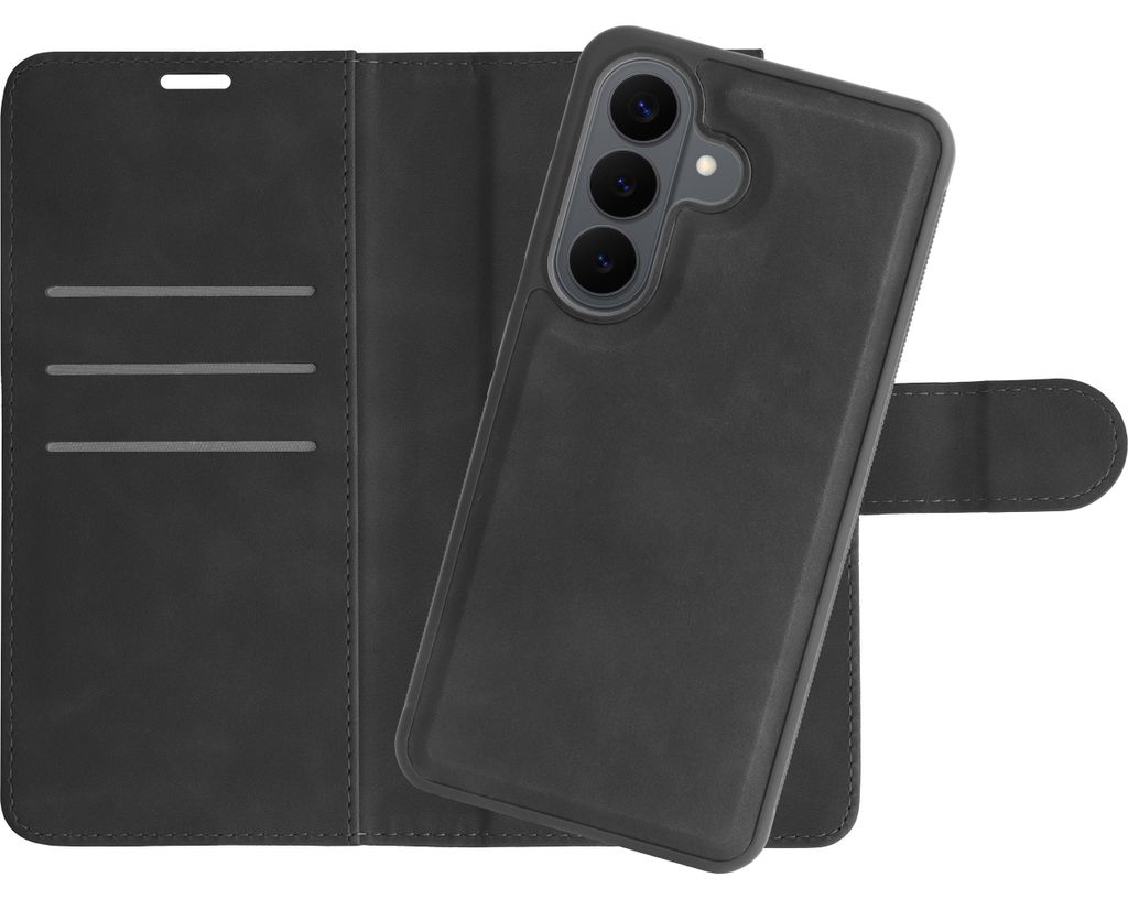 Just in Case PrimeWallet SnapOn Case, Geldbörsenhülle, Samsung, Galaxy S26, 16 cm (6.3"), Schwarz