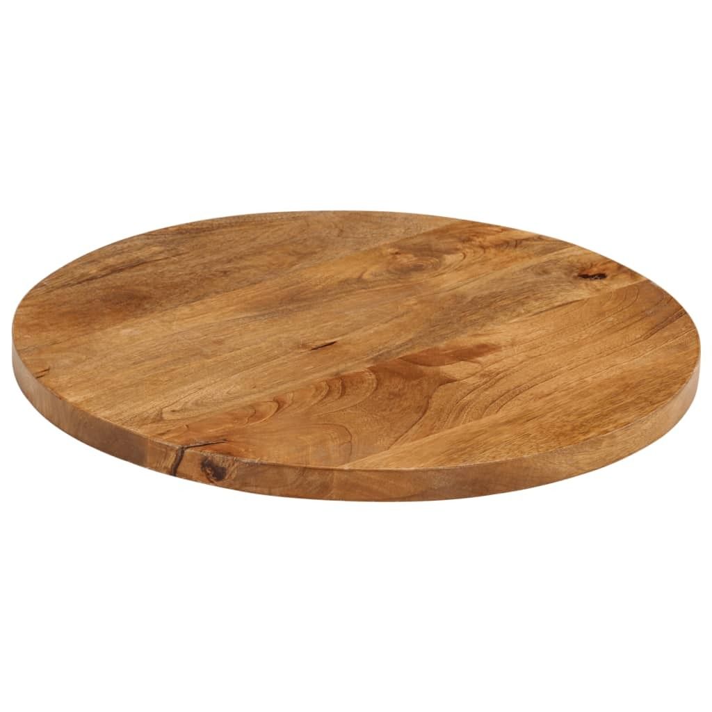 vidaXL Blat Ø 50x3,8 cm okrągły z litego drewna mango Zdjęcie produktu 