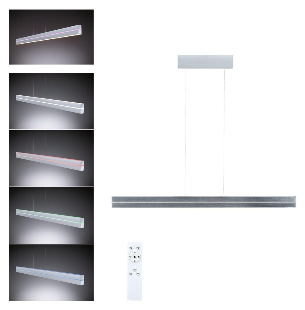 Paulmann LED Pendelleuchte Raiko mit RGBW und Tunable White Produktbild 