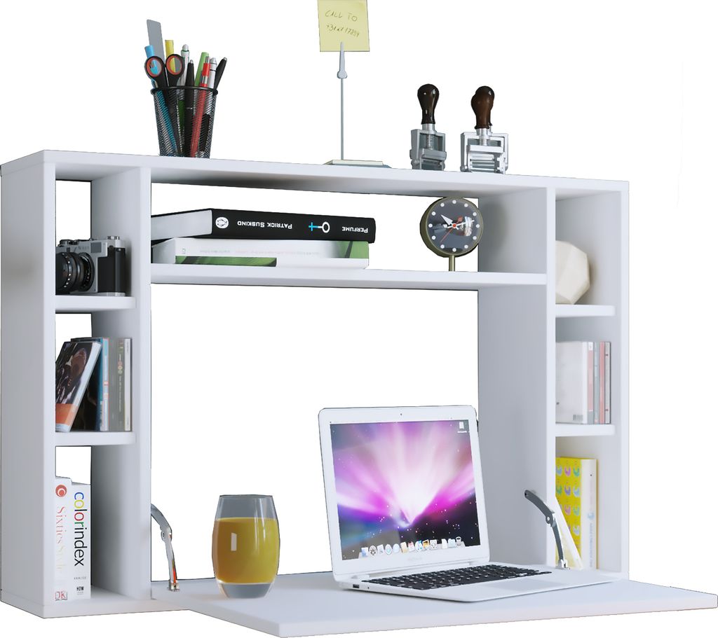 VCM my office Wandila nástenný stôl biely obdĺžnikový, Obrázok produktu 