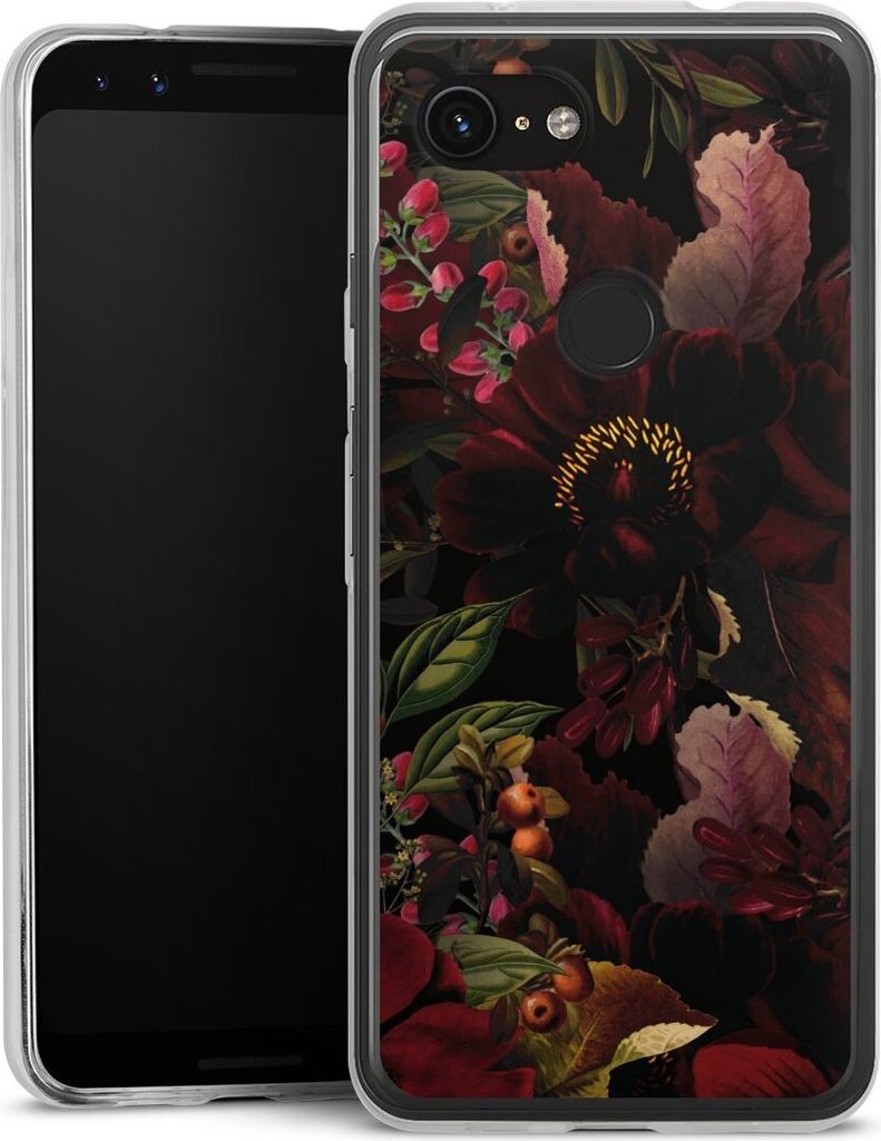 DeinDesign Slim Hülle für Google Pixel 3a Silikon Case Ultra Dünn Handyhülle Blumen Utart Wiese