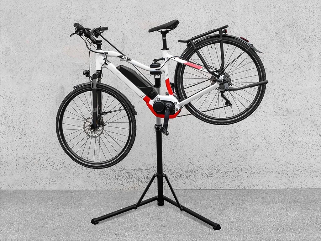 Support de montage vélo EUFAB 16421 : Pied d'atelier robuste et stable