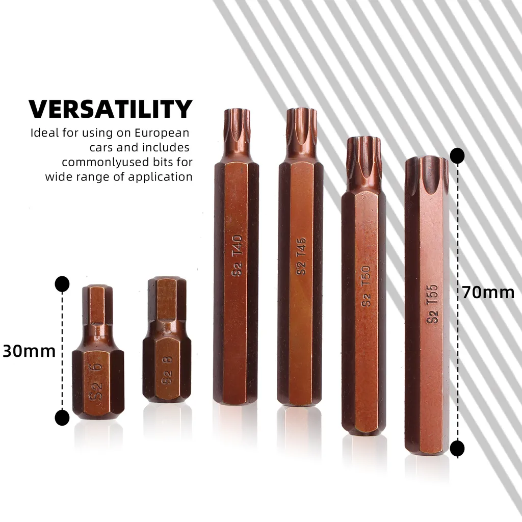 Solution Vissage Difficile : Coffret CCLIFE 40 Embouts XZN Torx Acier S2