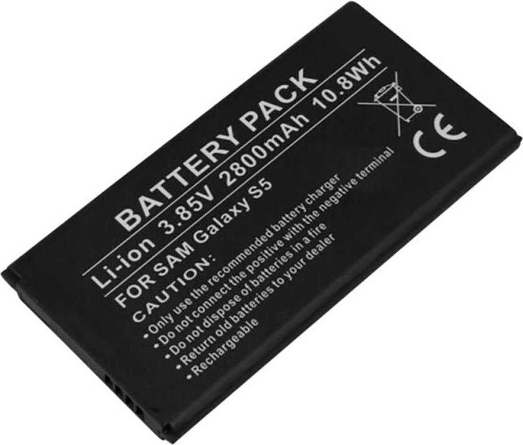 Avizar, Li-Ion Akku 3,85V 2800mAh NFC Galaxy S5/S5 Plus – leistungsstark,