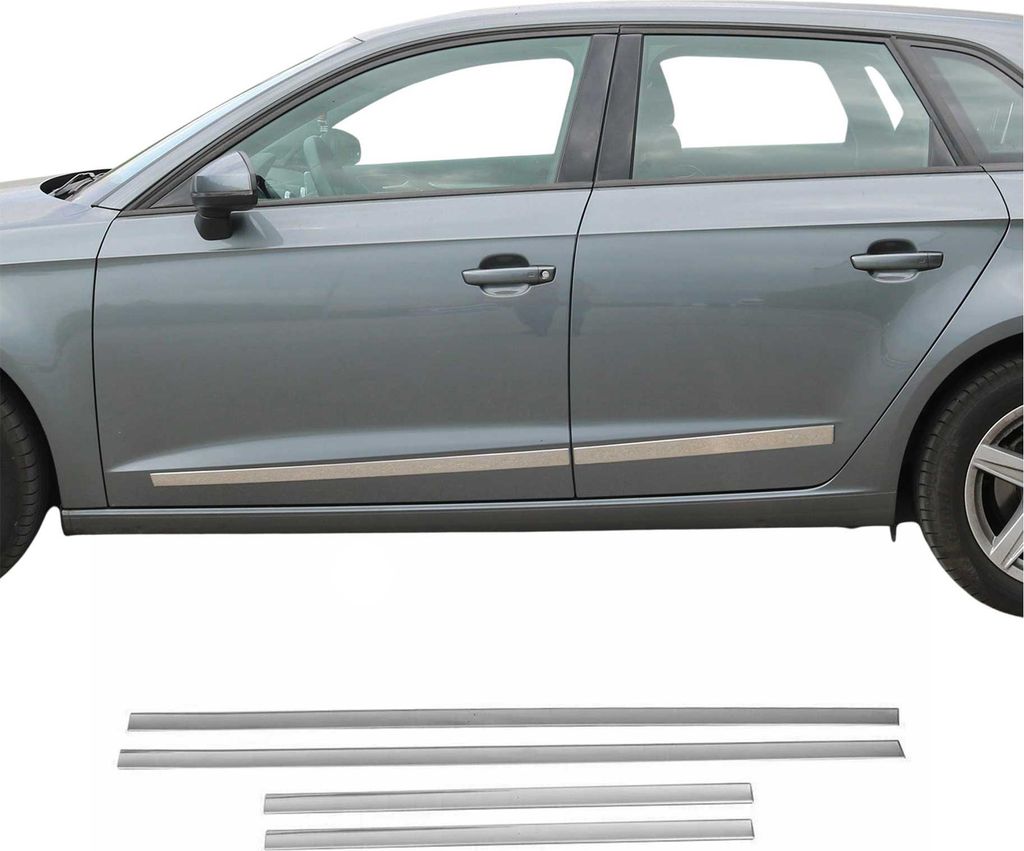Türschutz Türleiste Seitentürleiste für VW Sharan 2010-2025 Chrom Edelstahl 4x