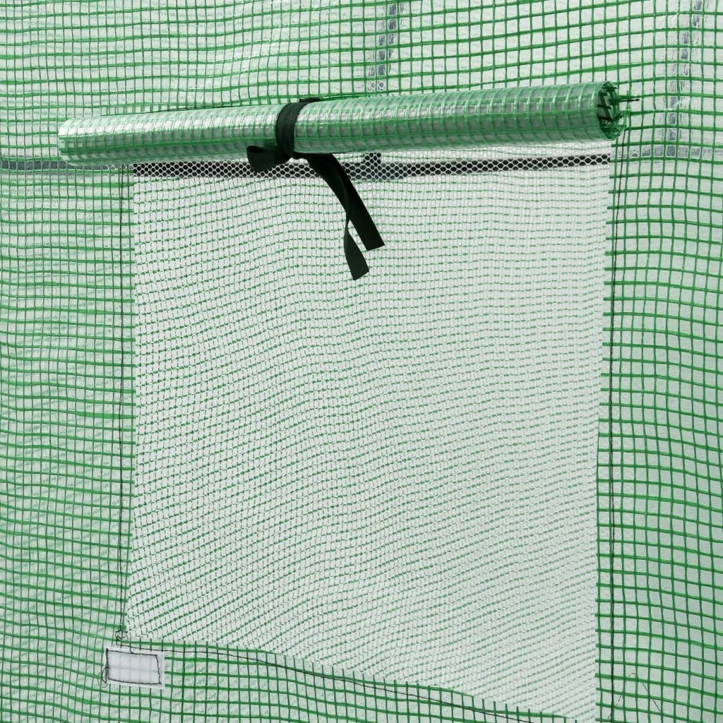 Serre vidaXL anti-gel porte zippée 200x80x170 cm protège vos plantations