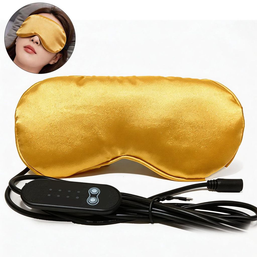 Beheizte Augenmaske – USB-Schlafmaske mit Temperatur- & Produktbild 