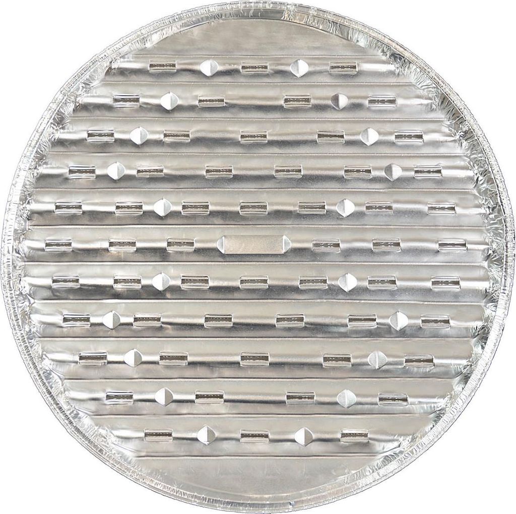 Rundes Aluminiumtablett 34 cm 3 Stk.