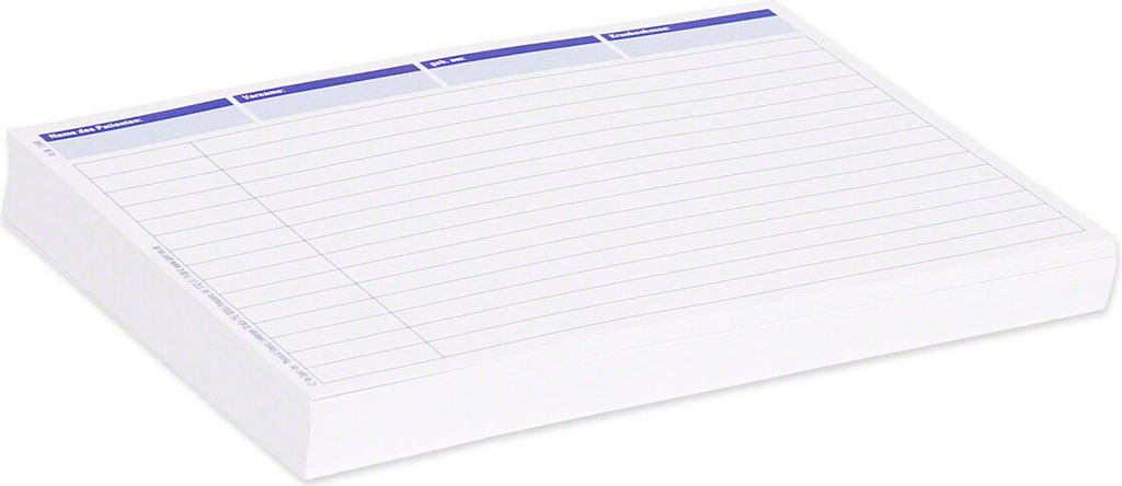 Einlegekarten für Karteikarten, 100 Stück, DIN A5 quer Produktbild 