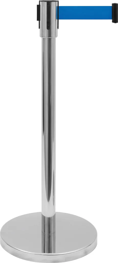 Sistema completo Saro barrier post plus stand con cinghia blu