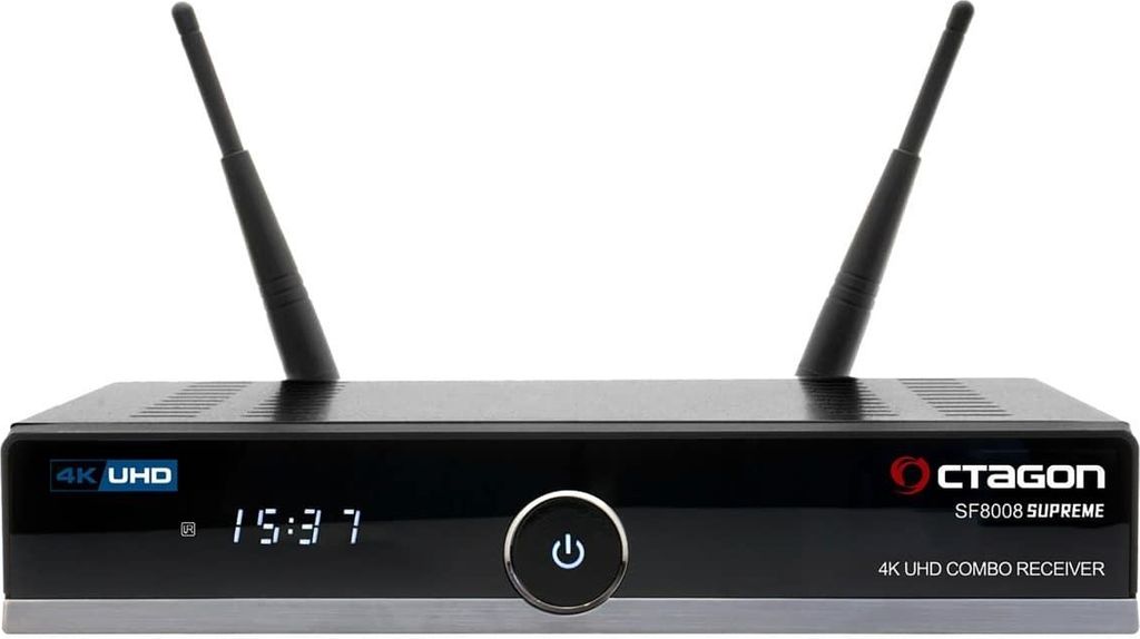 Octagon SF8008 V3 Supreme UHD 4K Combo-Receiver 1TB SSD (DVB-S2X & DVB-C/T2, Linux E2 & Define OS, M.2, Dual-WiFi)