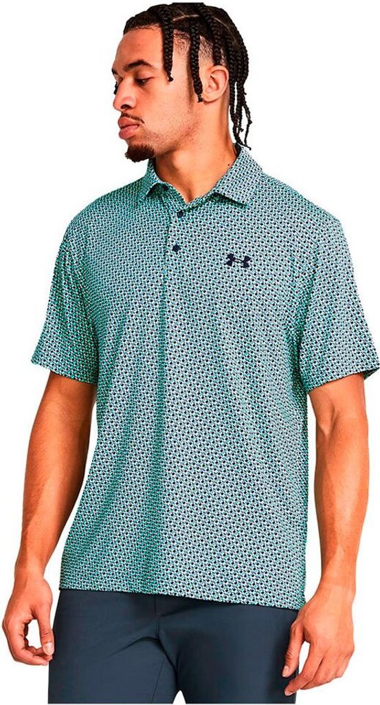 Under Armour Golf Playoff 3.0 Printed Kurzarm-poloshirt Grün S / Regular Grün S