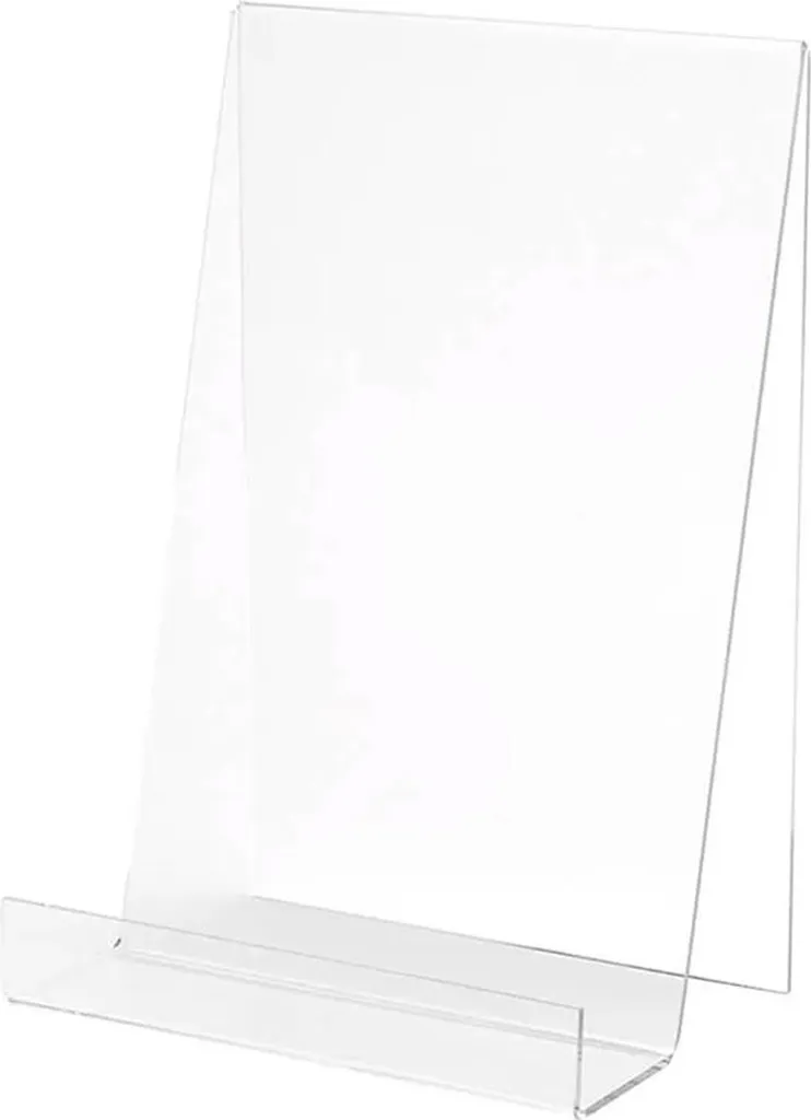 Espositore da Banco A4 Deflecto DS-05 - Porta Menu e Listini Prezzi - 1