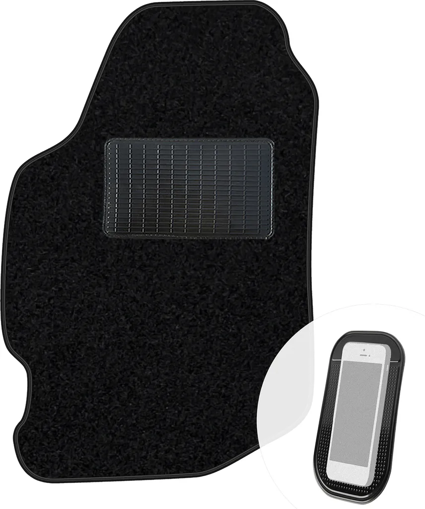 Tappetino Guida Ford Escort V/FL 93-95 Nero Velours - 1 Pezzo moto-MOLTICO