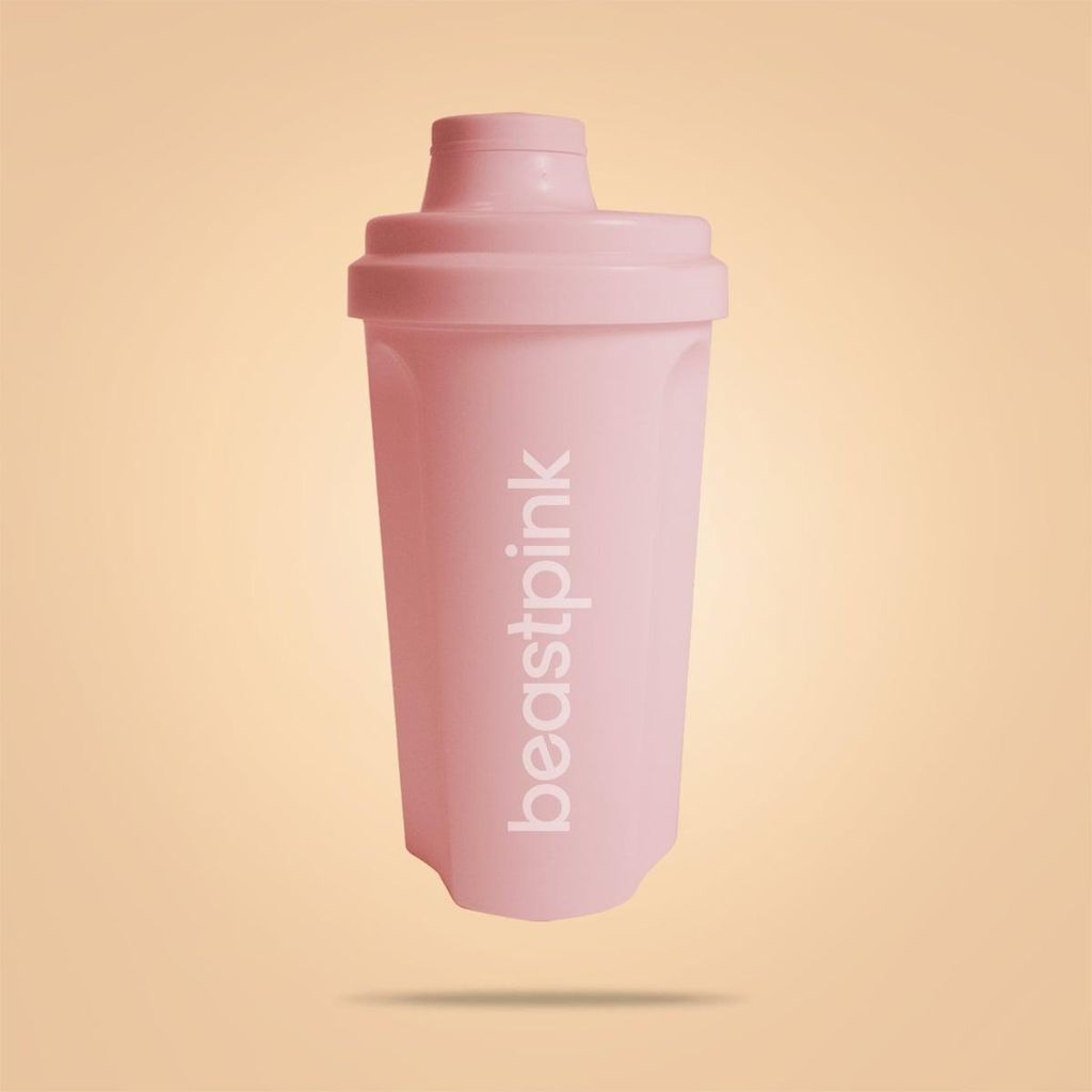 GymBeam - BeastPink Shaker (500ml) in Rose - BeastPink Produktbild 