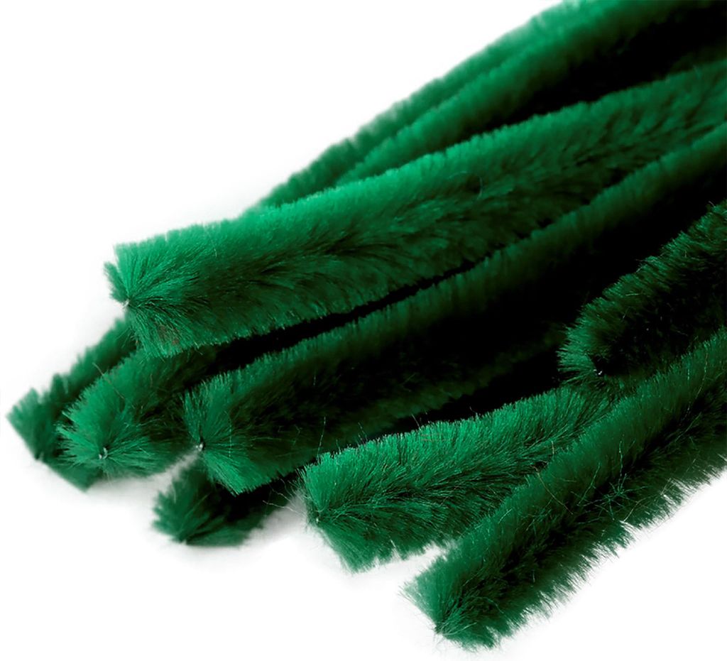 Pfeifenreiniger 20 Stück Superplüsch Chenille-Draht 10mm 30cm Pfeifenputzer
