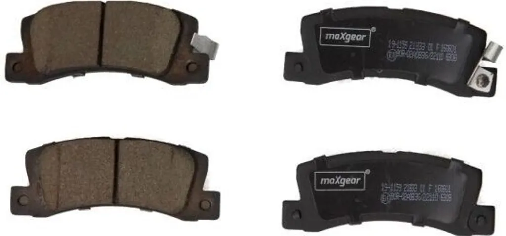 Plaquettes de Frein Arrière sans Bruit MAXGEAR pour Toyota Avensis et RX