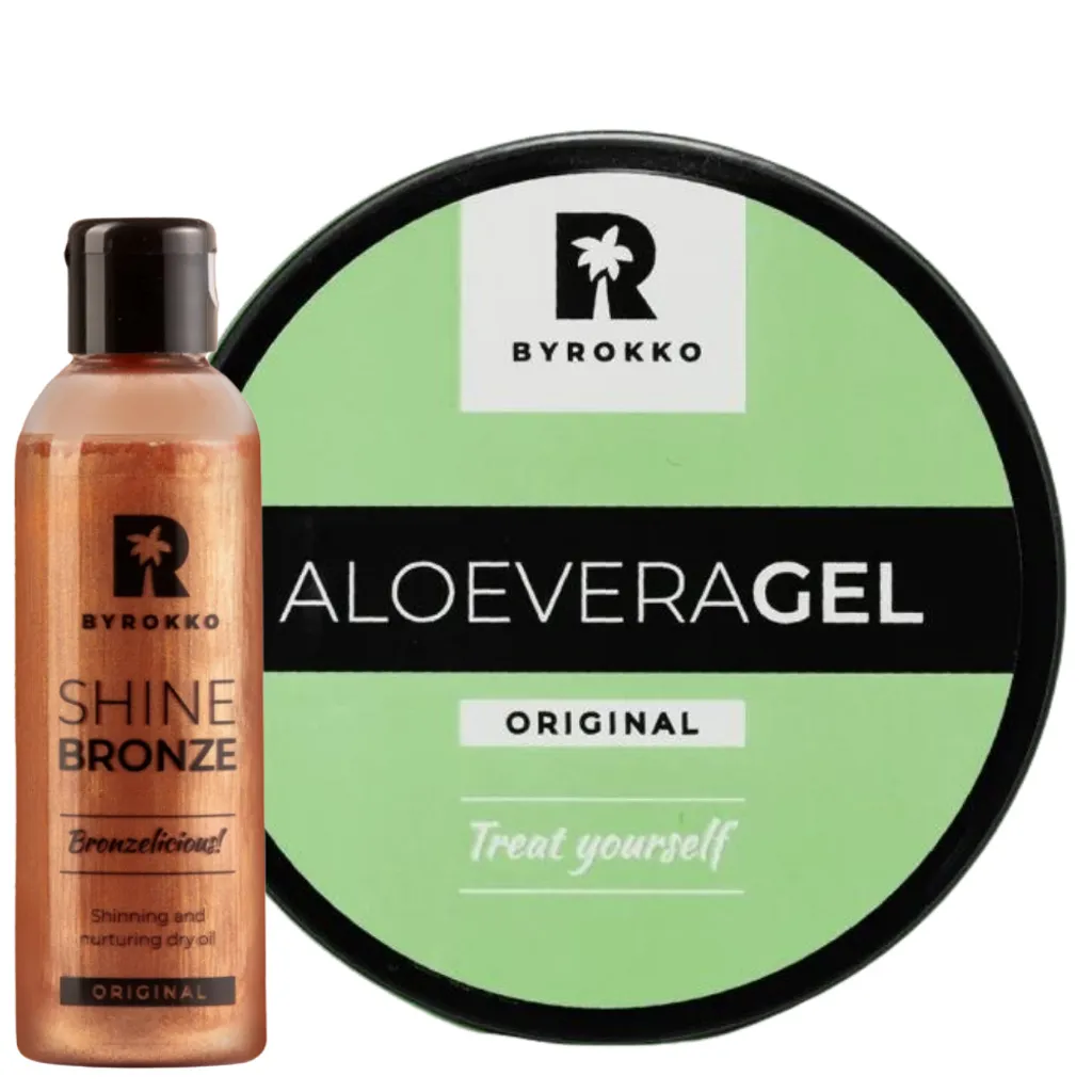 Byrokko Chladivý Aloe Vera Gel + Bronzer: Idratazione e Colore Intenso