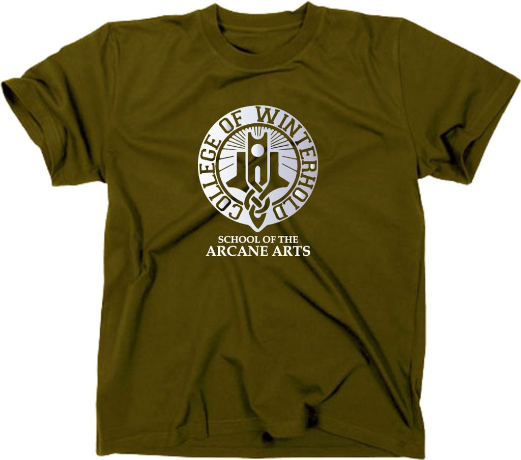 Styletex23 T-Shirt #2 College of Winterhold, oliv, M