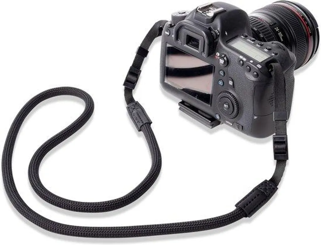 Bandoulière pour appareil photo universelle réglable en nylon noir