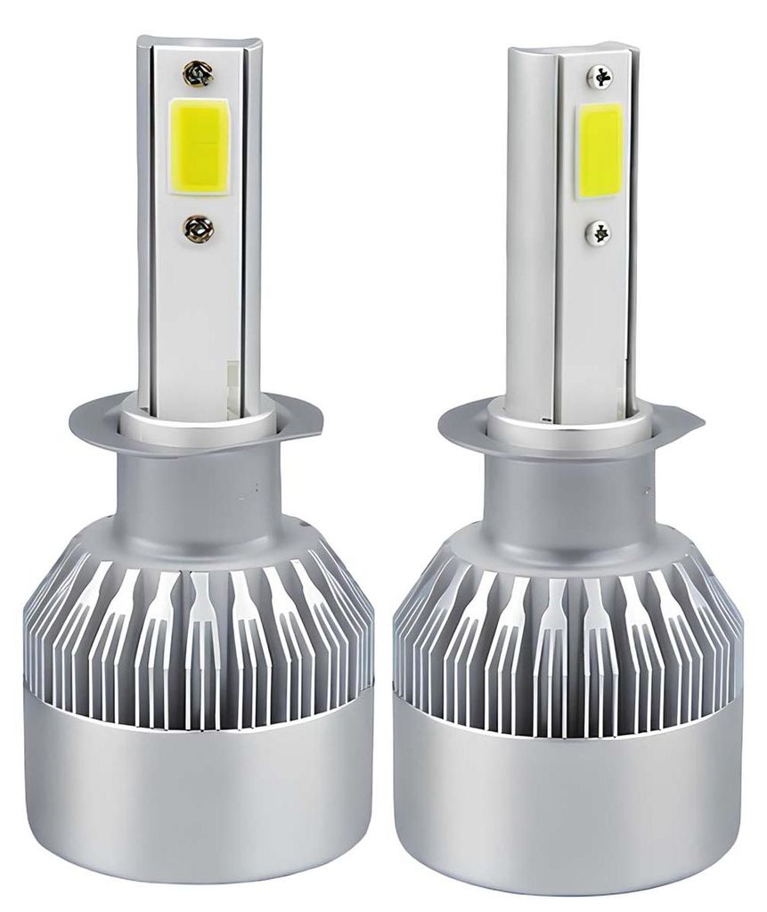 Avizar, 2er Set H11 LED Auto Lampen 30W 6000K 3600LM, Silber