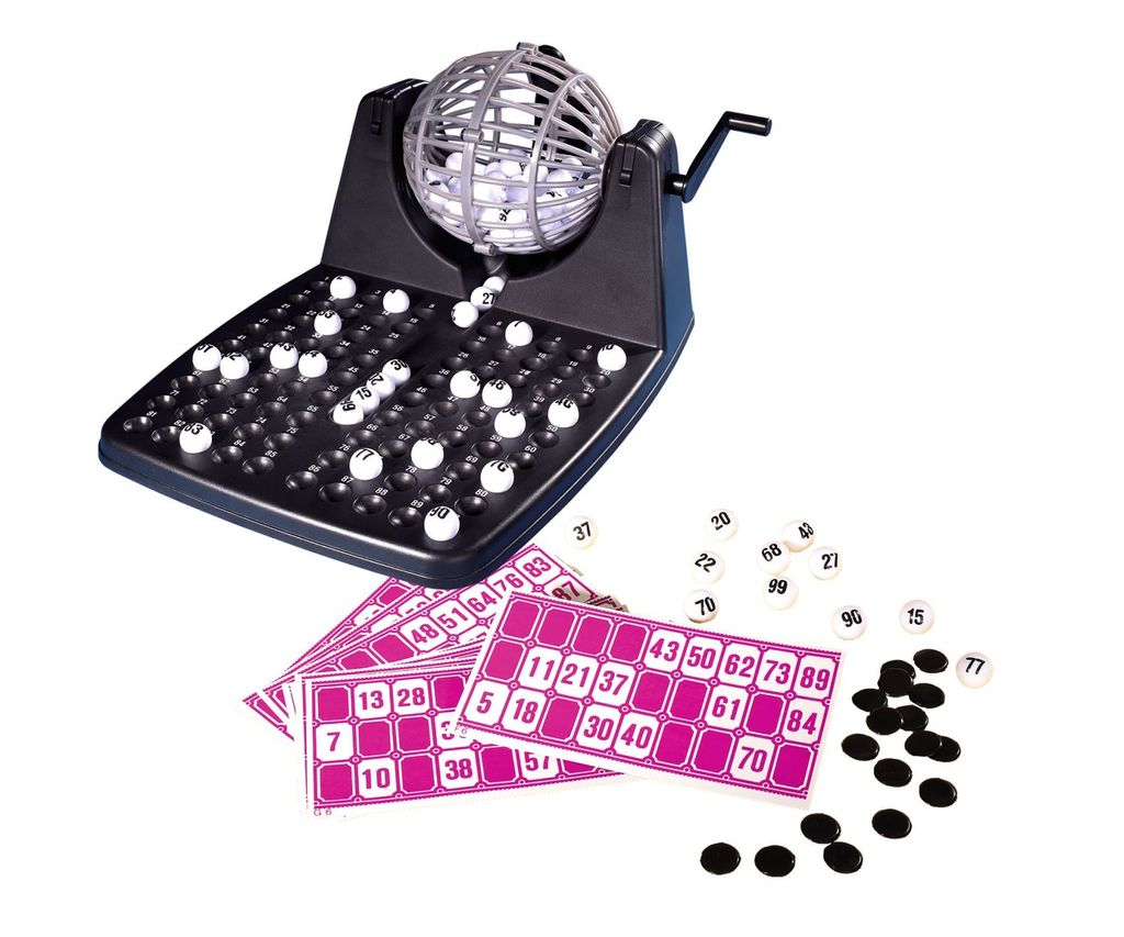 Noris - Bingo bubon vrátane žetónov, 90 loptičiek a 12 Obrázok produktu 1