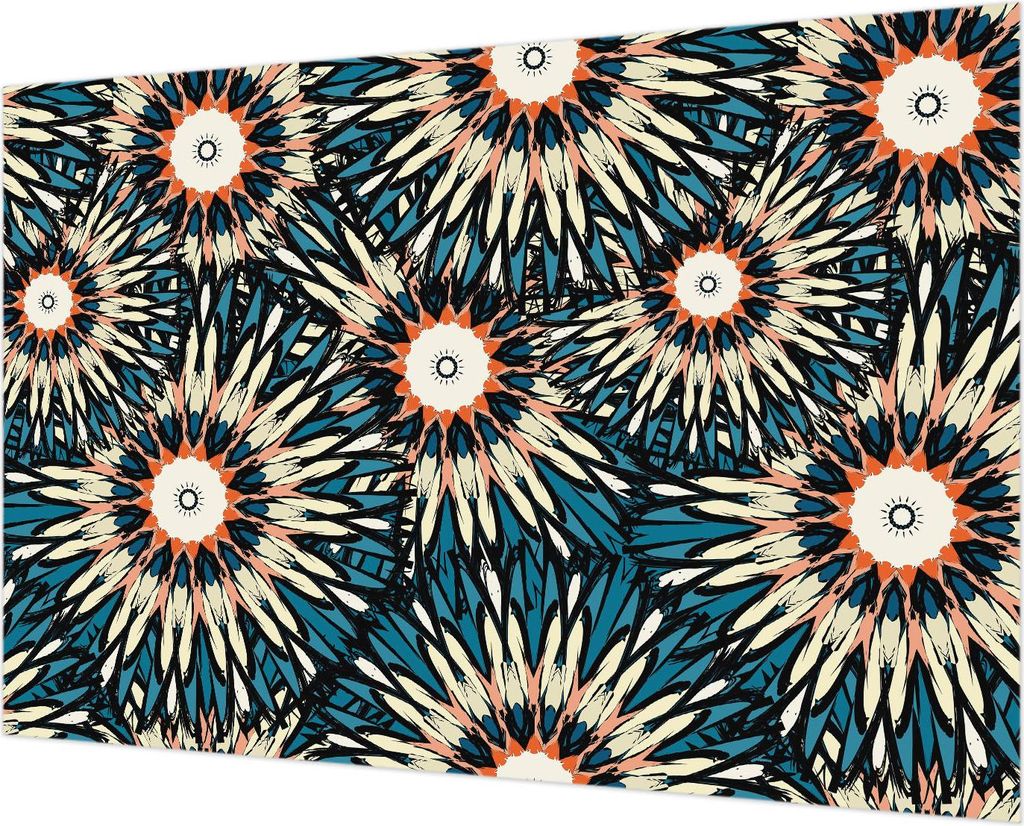Wandtapete - Dekorative Tapete für Wohnzimmer - Tapetenfolie für Wanddekoration - 152x104 cm - Blumenenergie
