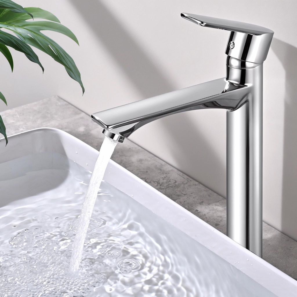 Homelody Wasserhahn bad, hoch Waschbeckenarmatur Badarmatur Produktbild 