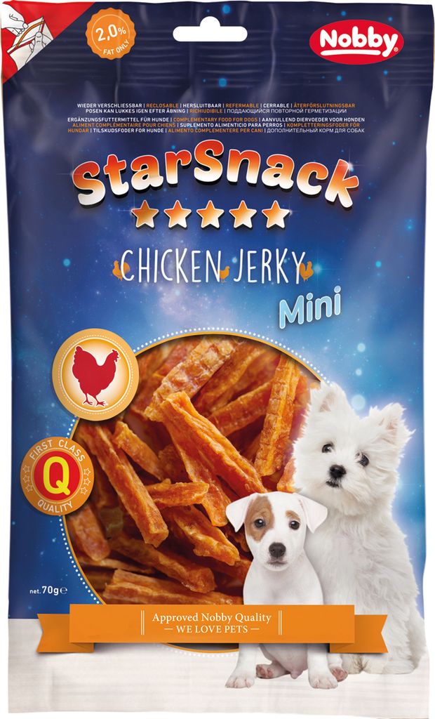 StarSnack MINI Chicken Jerky Produktbild 