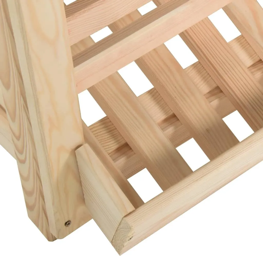 Caisse à pommes de terre aérée en pin massif 60cm structure robuste - 5