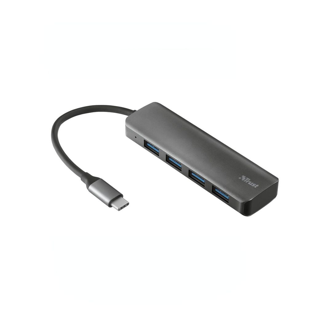 Trust 23328 Schnittstellen-Hub USB 3.2 Gen 1 (3.1 Gen 1) Type-A 5000 Mbit/s Grau