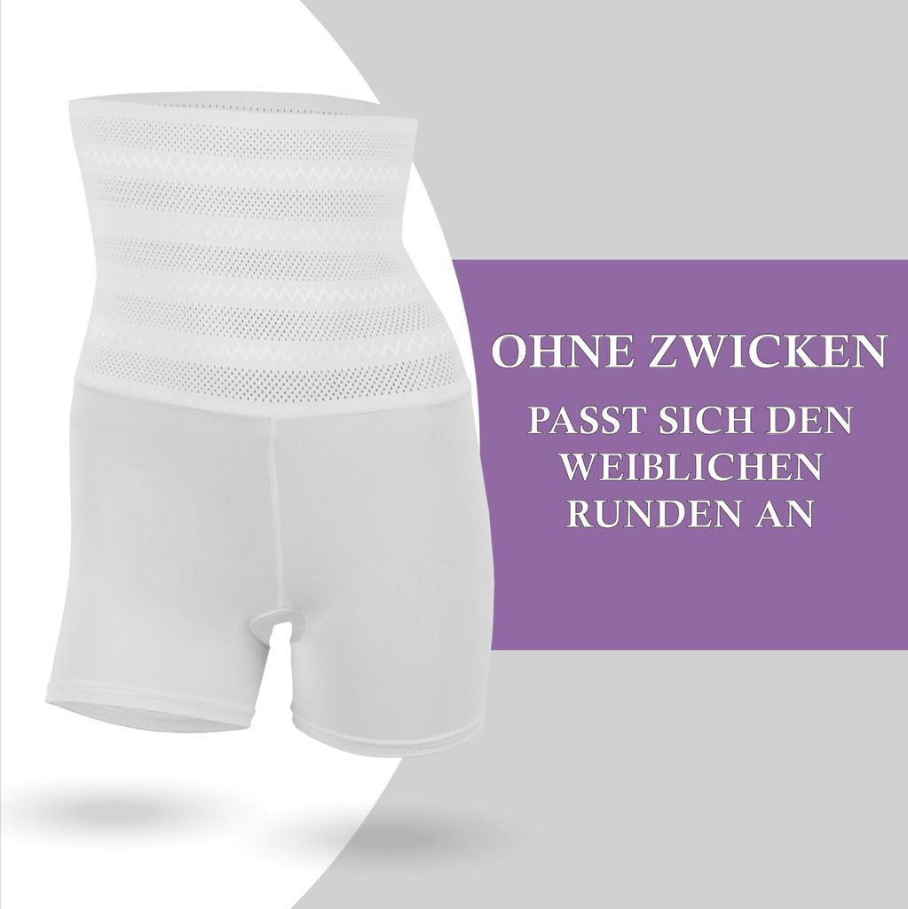 Pantaloni U Power Spanx Pantaloncini Modellanti A Vita Alta - Controllo Pancia, Neri, Taglia L Per Donna Cintura Palestra