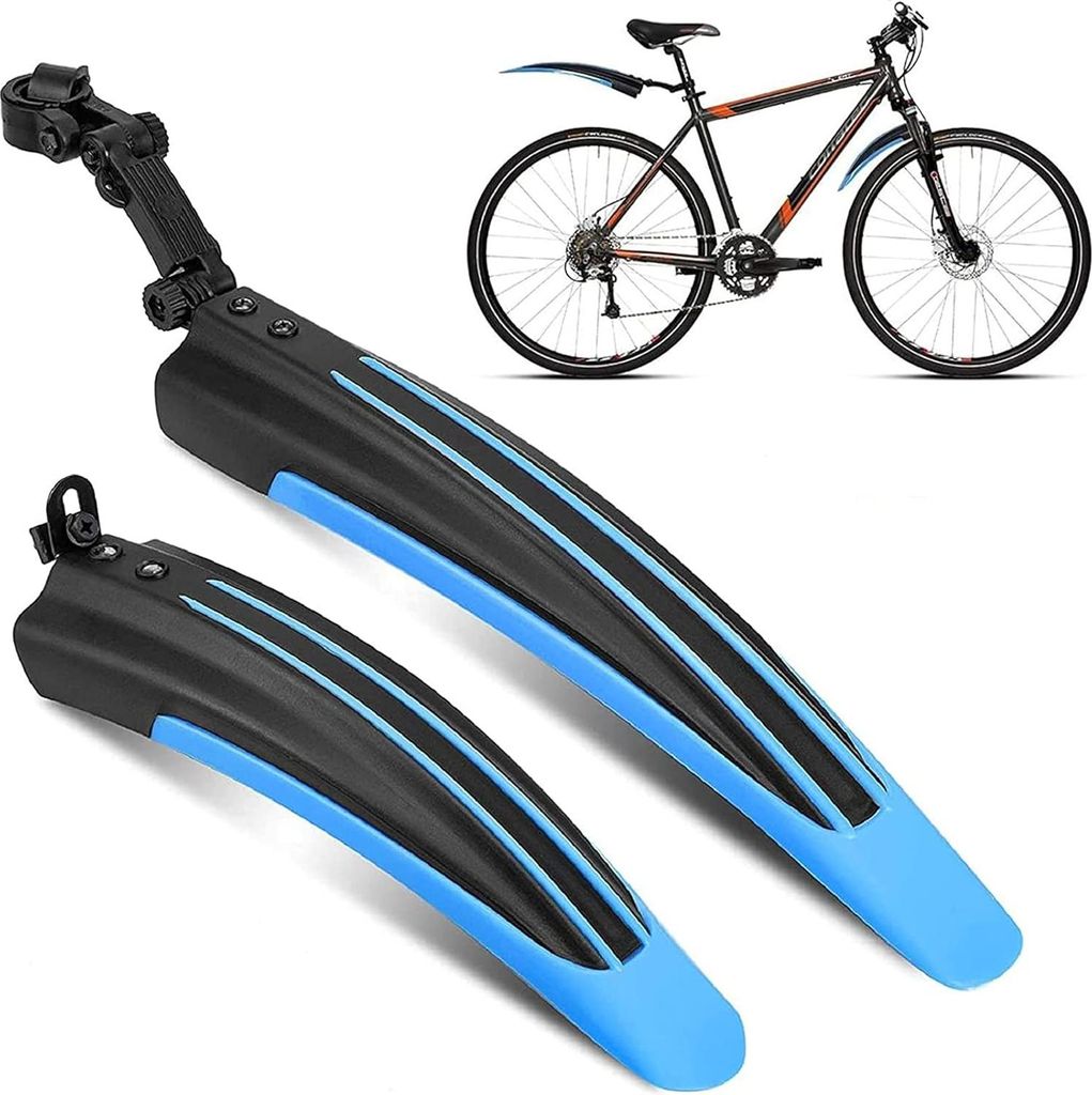 Fahrrad Schutzblech Set 20-26 Zoll Verstellbarer Spritzschutzset Vorne Hinten Schmutzf?nger MTB Quick Release Befestigung Steck Kotflš¹gel zum Sc...