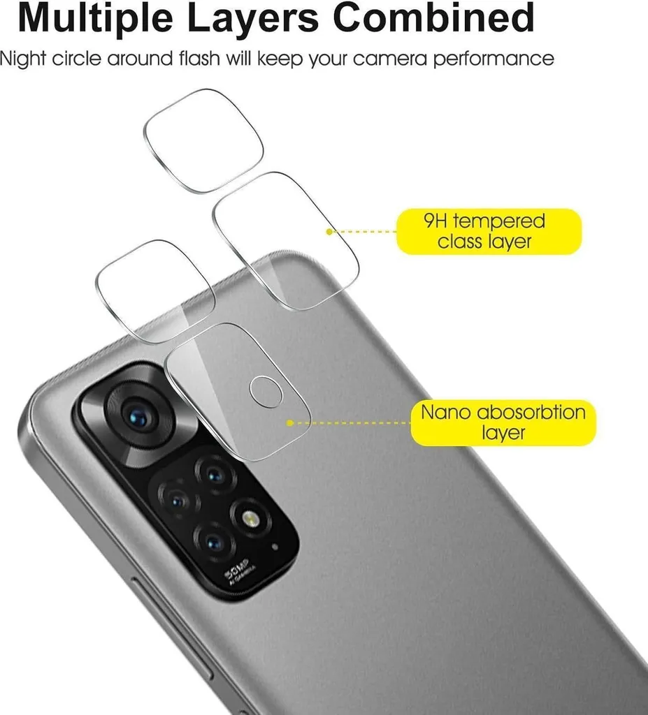 Protection Écran Xiaomi Redmi Note 11S 4G Kit Complet Verre Blindé 2+2 - 3
