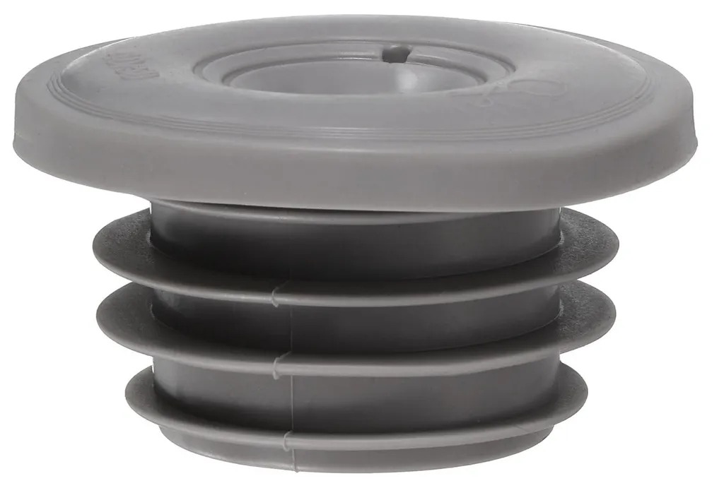 Bouchon de vidange universel 45 mm vers 50 mm pour évacuation PVC gris