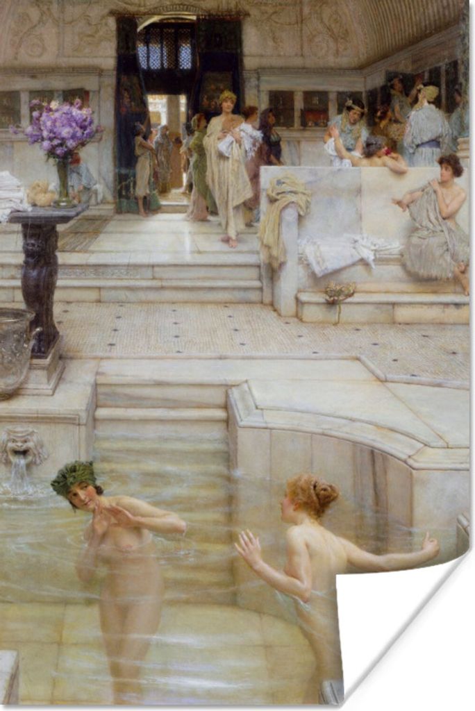 MuchoWow Poster Ein beliebter Brauch - Lawrence Alma Tadema 20x30 cm - Papierdruck