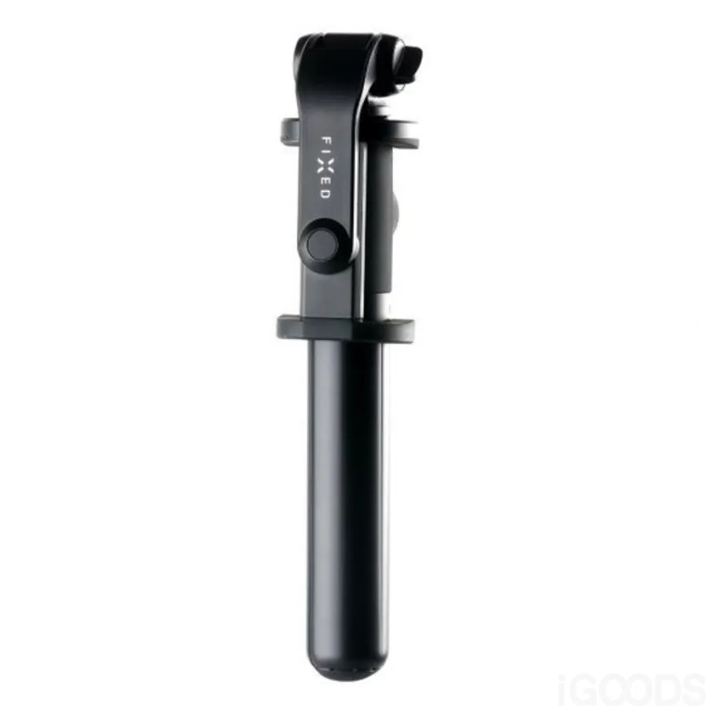FIXED Snap Lite Perche à Selfie avec Trépied Bluetooth en Aluminium Noir