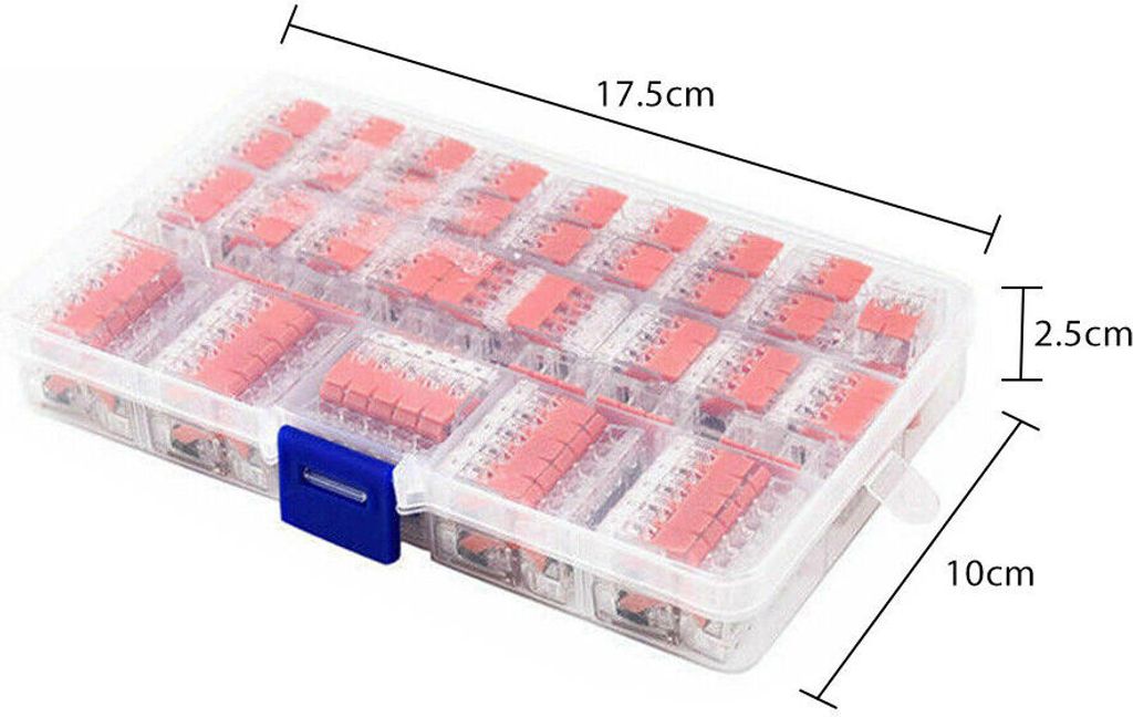 75x für Wago Klemmen WegeKlemme mit Hebel 221-412/221-413/221-415 Hebelklemmen