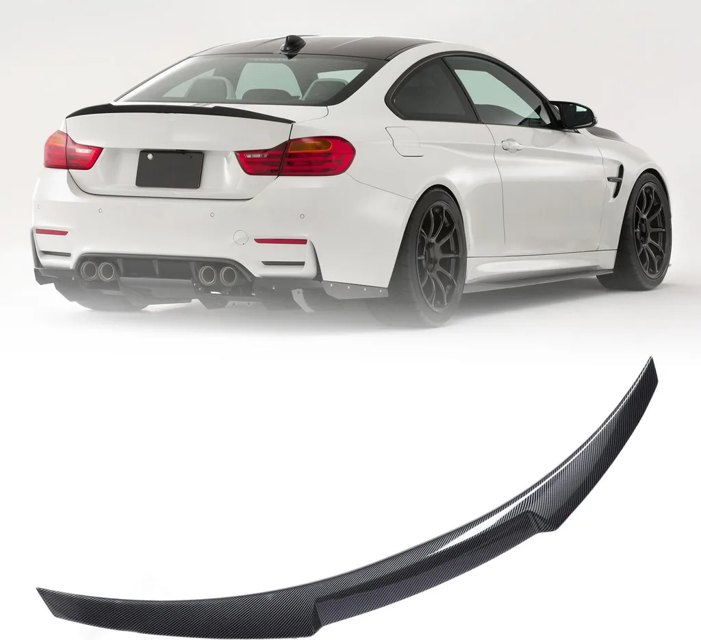 Becquet Arrière en Carbone Véritable Style M4 pour BMW Série 3 E90 Sedan